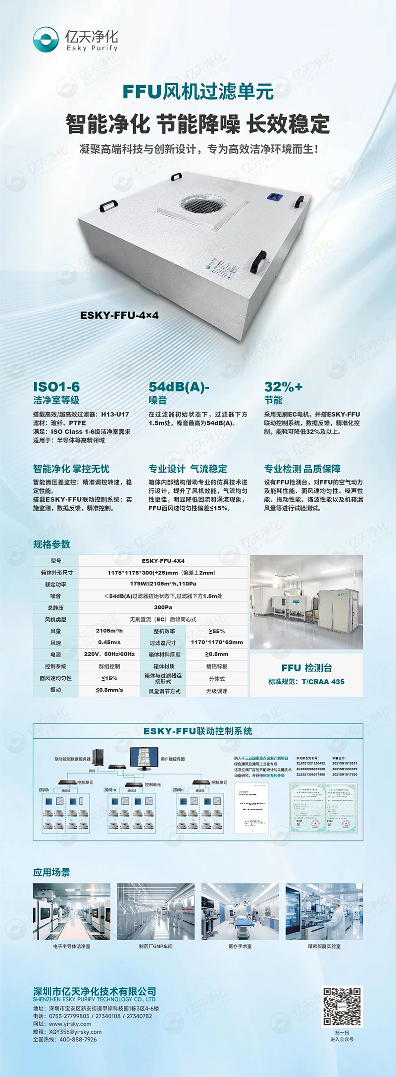 FFU 風(fēng)機過濾單元：不止凈化，更懂智能節(jié)能與長效守護(hù)！